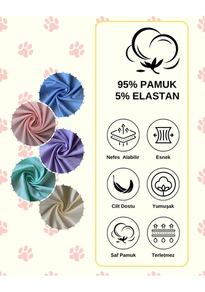 Alya Underwear Kedi Baskılı Pamuklu Kız Çocuk Külot, Renkli Slip Külot Çok Renkli P61