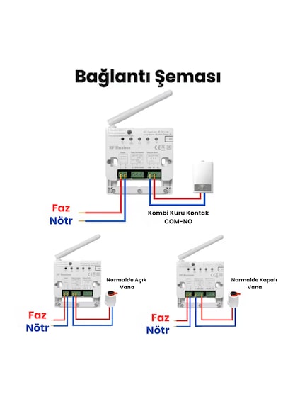 Wifi Kablosuz Akıllı Oda Termostatı Tuya - Smart Life Uyumlu...