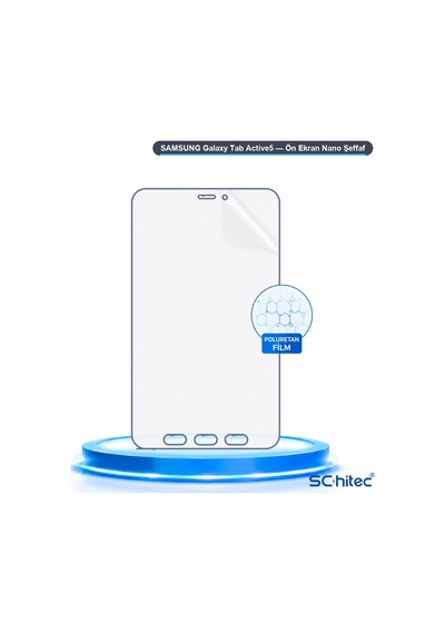 Galaxy Tab Active5 Uyumlu Ön Yüzey Nano Şeffaf Hidrojel Ekran Koruyucu