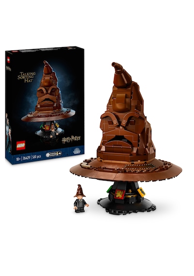 LEGO® Harry Potter™ Konuşan Seçmen Şapka 76429 Yetişkinler için Koleksiyonluk ve Sergilenebilir Model Yapım Seti - 561 Parça