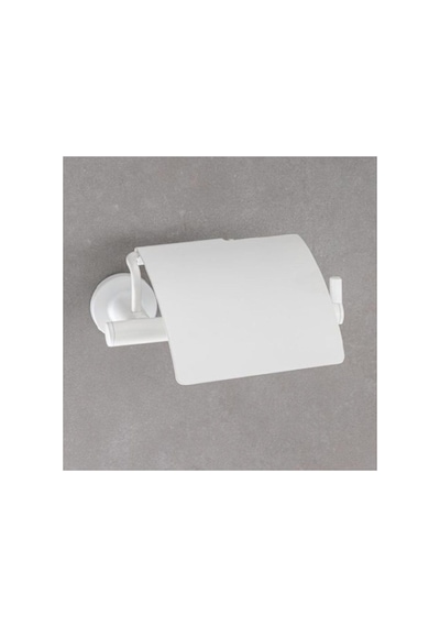 Kapaklı Tuvalet Kağıtlığı Beyaz Renk 85x118x170 Mm Genel
