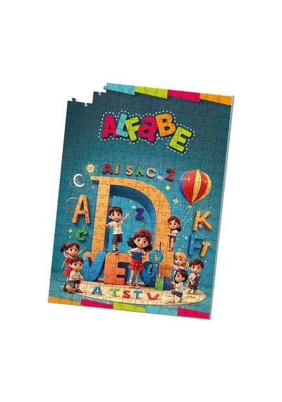 Btoys 260 Parça Puzzle Alfabe 9075