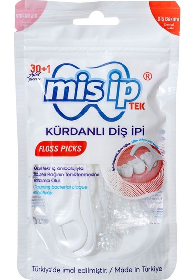 Mis İp Kürdanlı Diş İpi 30+1 Adet