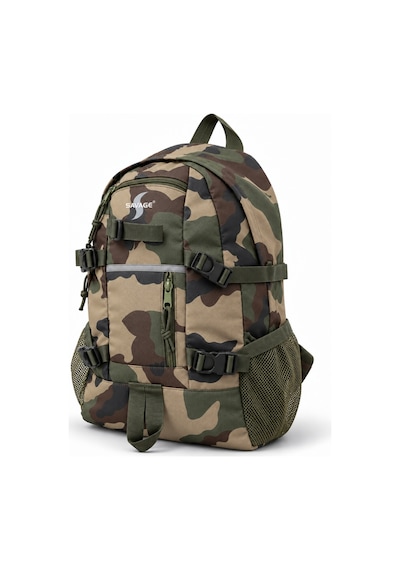 Su Geçirmez Outdoor Sırt Çantası - Kamp Çantası - Savage Ventura 40lt - Kamuflaj Çok Renkli