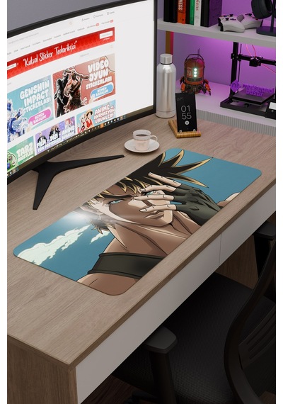 Jojo No Kimyou Na Bouken V3 - 70x30 Xl Gaming Kauçuk Kaymaz Taban Mouse Pad Fare Altlığı