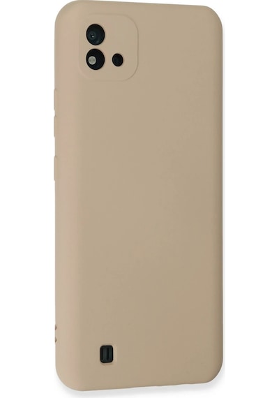 Cosmotex Newface Realme C11 2021 Kılıf Nano İçi Kadife Silikon - Pudra