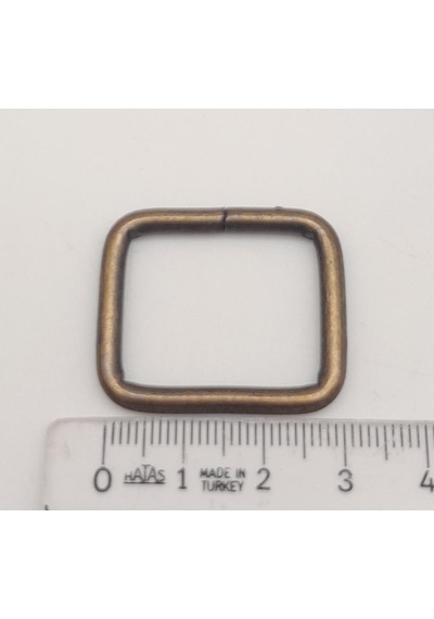 Angel Çanta Aksesuar Antik Renk 2.5X2 Cm Dikdörtgen Halka