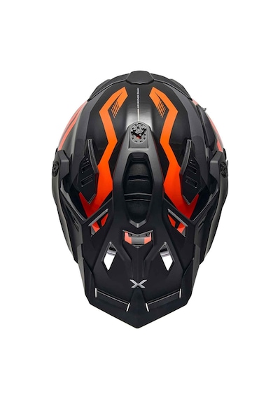 Nexx X.wed 3 Gobi Kapalı Kask Siyah - Turuncu