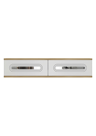 Da1220dbs Rany Dresuar , Antre Hol Rafı Safirmeşe-beyaz-silver 120cm