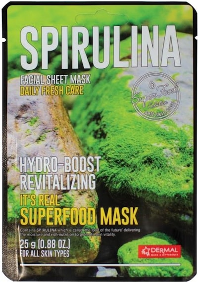 Dermal It's Real Super Gida Maskesi[Spirulina] 25G