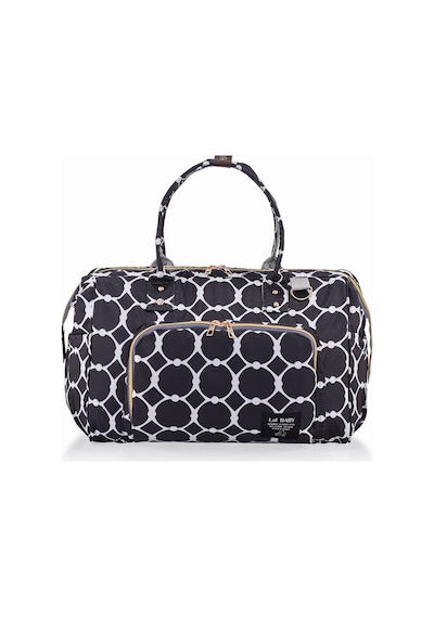 Lal Baby Baggage Bag Halkalı Siyah Omuz Askılı Anne Bebek Bakım Çantası Siyah
