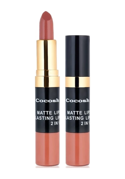 Cocosh She Ruj - Matte Smile Lipstick & Lipgloss 2 In 1 07 Coffee 8681569700529 - 07coffee Diğer