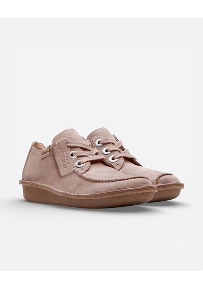 Clarks Funny Dream Light Pink Suede Kadın Açik Pembe Günlük Ayakkabı 26182263 Açik Pembe
