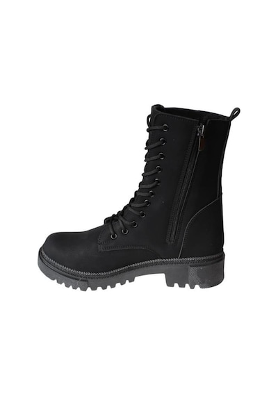 Yazkış Ayakkabı Yazkış Kadın Siyah Mat Cilt Bağcıklı Fermuaralı 18cm Bilekboyu Düz Termo Taban Postal Bot Siyah Yazkış Ayakkabı Yazkış Kadın Siyah Mat Cilt Bağcıklı Fermuaralı 18cm Bilekboyu Düz Termo Taban Postal Bot Siyah