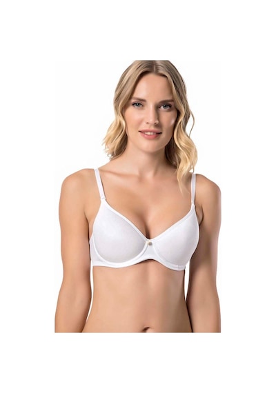 Le Jardin 9405 - B Desteksiz Balenli Micro Soft Sütyen Beyaz