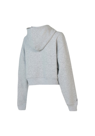 New Balance Nb Lifestyle Women Hoodie Kadın Gri Sweatshirt - Wnh1639