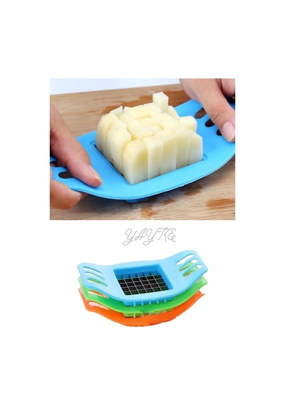 Yayke Paslanmaz Çelik Sebze Patates Dilimleme Kesici Karışık
