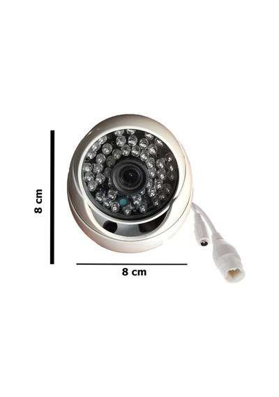 4' Lü 5 Mp Sony Lens 1080P Ip Güvenlik Kamera Seti_4048