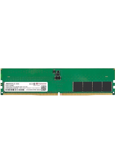 Transcend JM4800ALE-32G 32 GB DDR5 4800 MHz CL40 1.1V Masaüstü Ram