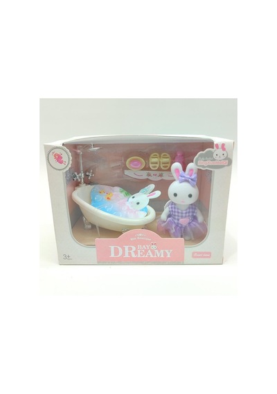 Bay Dreamy Mini Tavşan Oyun Seti - Banyo