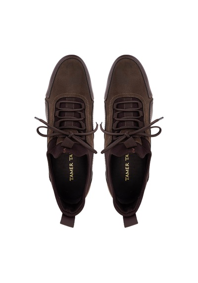 Tamer Tanca Erkek Hakiki Deri Kahverengi Nubuk Sneakers & Spor Ayakkabı 1093 10312 Erk Ayk Sk25-26 Kahve Nbk Kahverengi