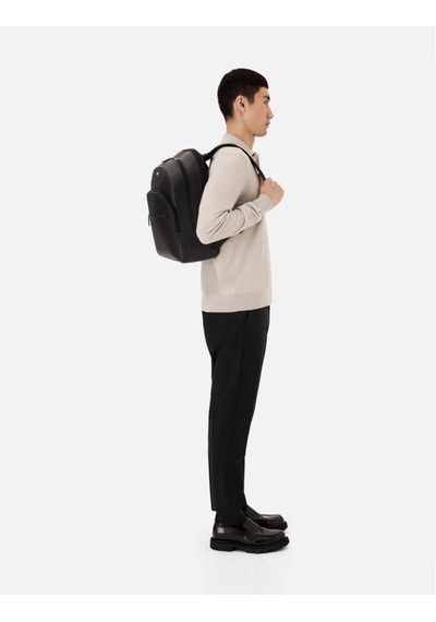 Mont Blanc Montblanc Sartorial 3 Bölmeli Büyük Sırt Çantası 130274 Siyah