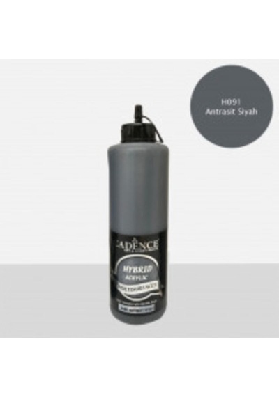 Hybrıd Multısurface Akrilik Boya 500 Ml , Antrasit Boya Antrasit Siyah H091 Antrasit Siyah H091