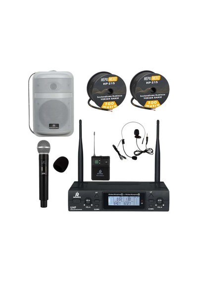 Lastvoice Okul Ses Sistemi İdeal İç-dış Anfi Hoparlör Sistemi Full Paket-6