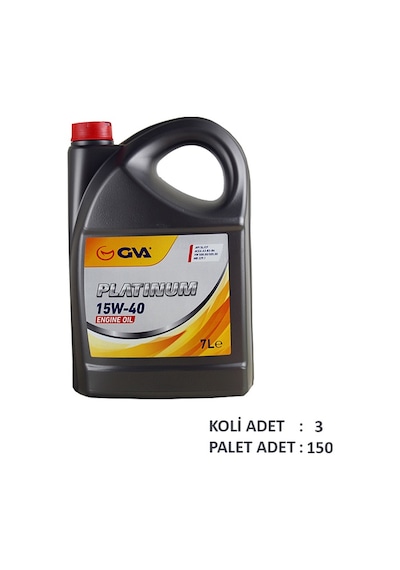 Motor Yağı 15w40 7 Lt Platınum Mineral Apı Sl/cf 3 Adet 15w40