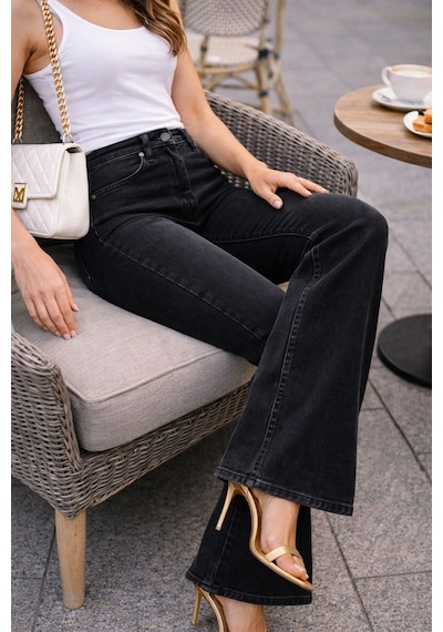 Cedy Denim Cedy Denım Yüksek Kalite Kadın 5 Cep Düşük Bel İspanyol Paça Skinnyfit Esnek Jean Pantolon C619 Siyah Cedy Denim Cedy Denım Yüksek Kalite Kadın 5 Cep Düşük Bel İspanyol Paça Skinnyfit Esnek Jean Pantolon C619 Siyah