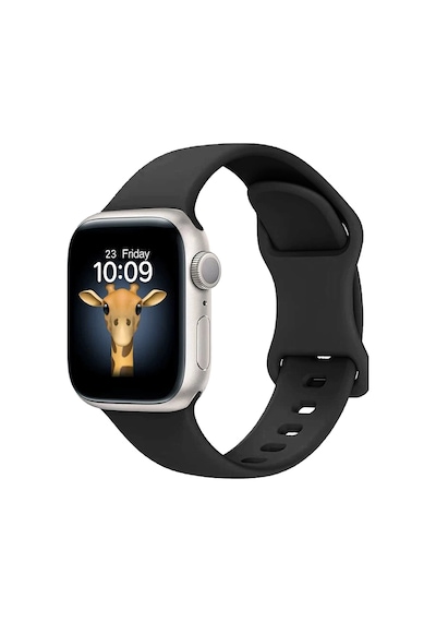 Apple Uyumlu  Watch  42mm Kordon Çift Geçmeli Silikon Kordon Strap Kayış 131