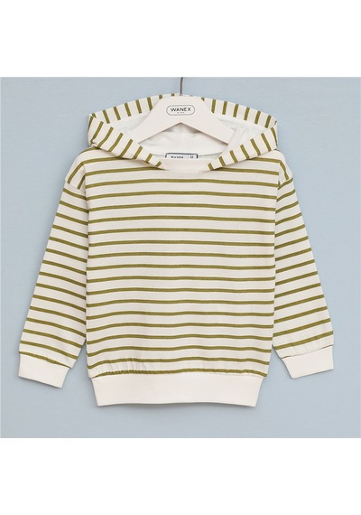 Wanex Erkek Çocuk Uzun Kol Sweatshirt - 16641 Çağla Yeşili