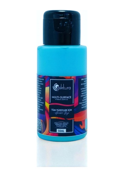 Akrilik Multisurface Boya 50ml Deniztaşı, 50 Mililitre