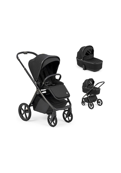 Bagi Heritage Portbebeli Set Bebek Arabası Black Black