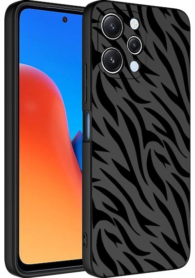 Tecno Spark 10c İle Uyumlu Premier Kalite Özel Üretim Baskılı Silikon Telefon Kılıfı Bc 5 Siyah