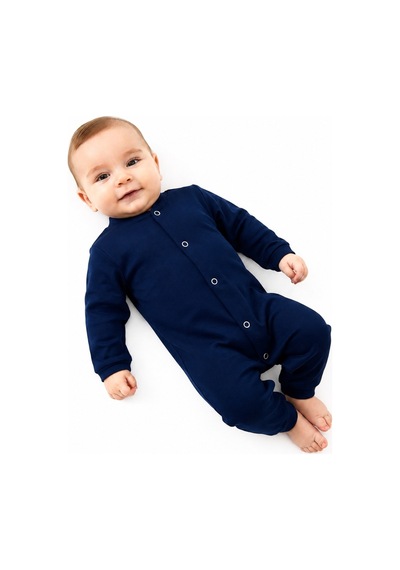 Gülerçocuk Unisex Yenidoğan İndigo Soft Bebek Tulum Şık Bebek Kıyafeti Rahat Günlük Bebek Giyim Mavi