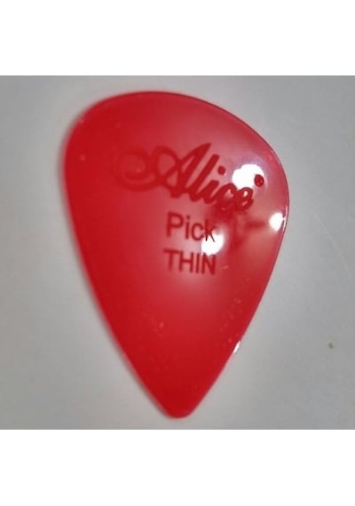 Alice Ap-100g Gitar Penası Nylon Thin Kırmızı 1 Adet