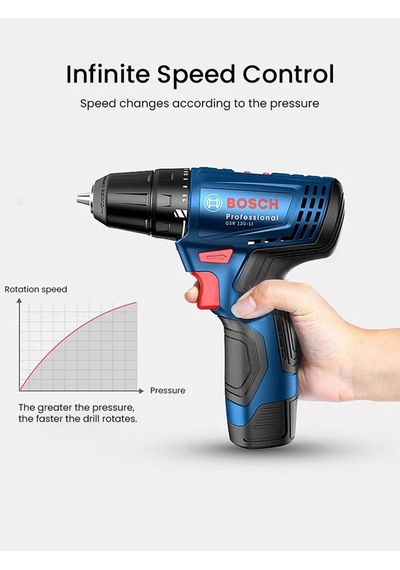 Bosch Bosch Blue Series Gsr120-li Şarjlı Matkap Tek Kılıf + Kutu Batarya Ve Şarj Cihazı Dahil Değildir 250122590