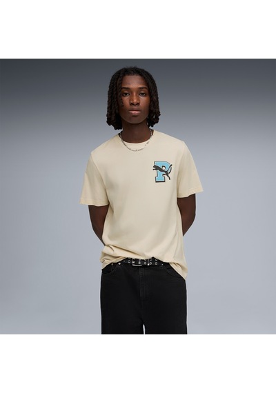 Puma Graphic Erkek Beyaz T-shirt 691776 2800324