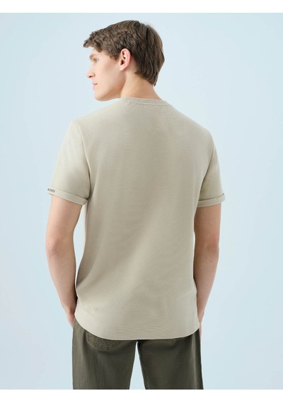 Loft Regular Fit Taş Erkek T-shirt Lf2039564 Taş