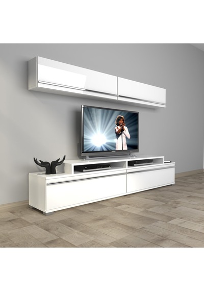 Decoraktiv Ekoflex 5 Mdf Tv Ünitesi Tv Sehpası Beyaz