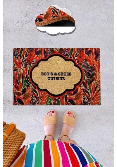 Co Co Egos Shoes Doğal Ko ko Paspas,Kıl Kapı Önü Paspası