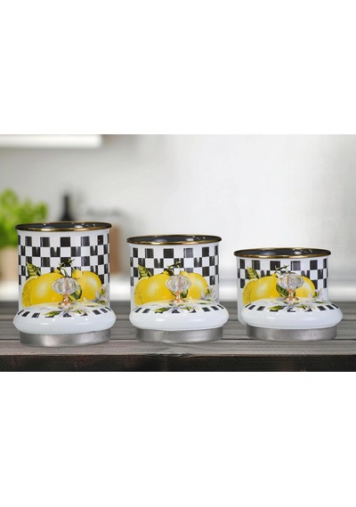 Lemon Emaye Baharatlık Seti ---