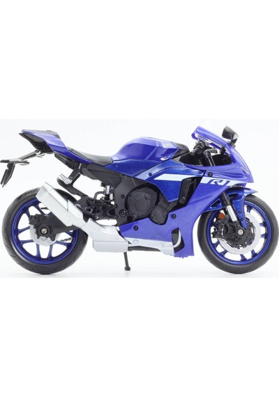 Yamaha Yzf-r1 Mavi 1/12 Motosiklet Diecast Model