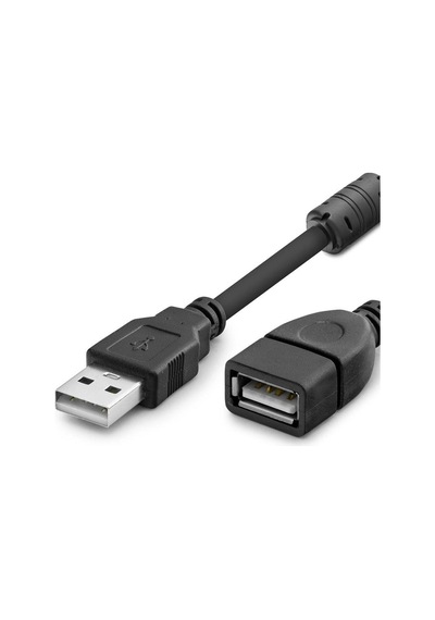 Ferrit Filtreli Usb Kablo 3 Metre Siyah Usb Type-a