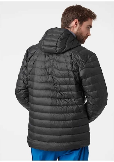 Helly Hansen Verglas Hooded Insulator Erkek Kaz Tüyü Mont Siyah
