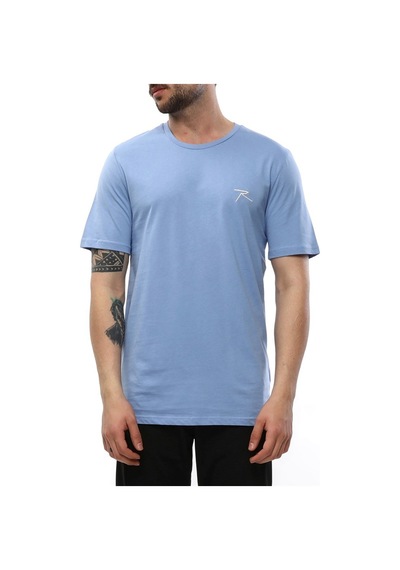 Raru Agnıtıo Erkek Pamuklu Mavi Günlük T-Shirt