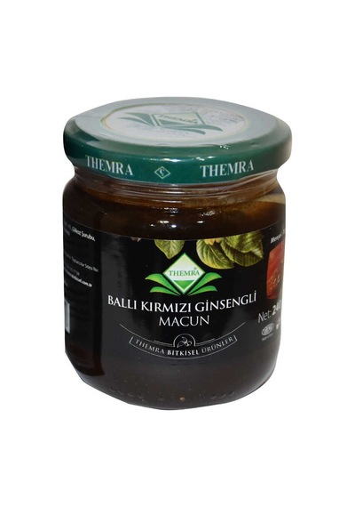 Ballı Kırmızı Ginsengli Macunu Bitkisel Karışım 240 Gr