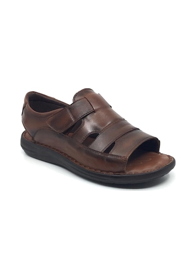 Taşpınar %100 Hakiki Deri Ortopedik Erkek Terlik-Sandalet 40-45