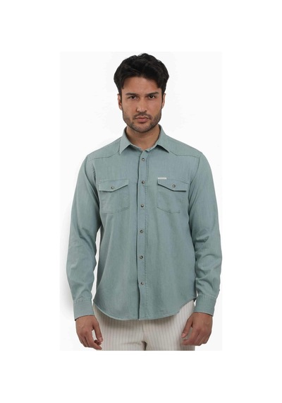 Dufy Yeşil Erkek Regular Fit Düz Klasik Yaka Uzun Kol Gömlek - 104835-yeşil Yeşil Dufy Yeşil Erkek Regular Fit Düz Klasik Yaka Uzun Kol Gömlek - 104835-yeşil Yeşil
